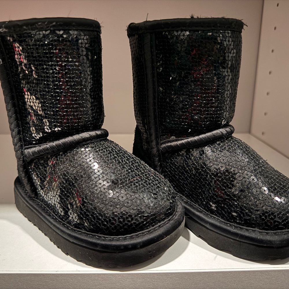 UGG Black Sequin Boots